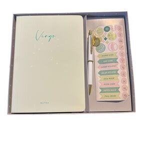 NIB Virgo Zodiac Journal Kit